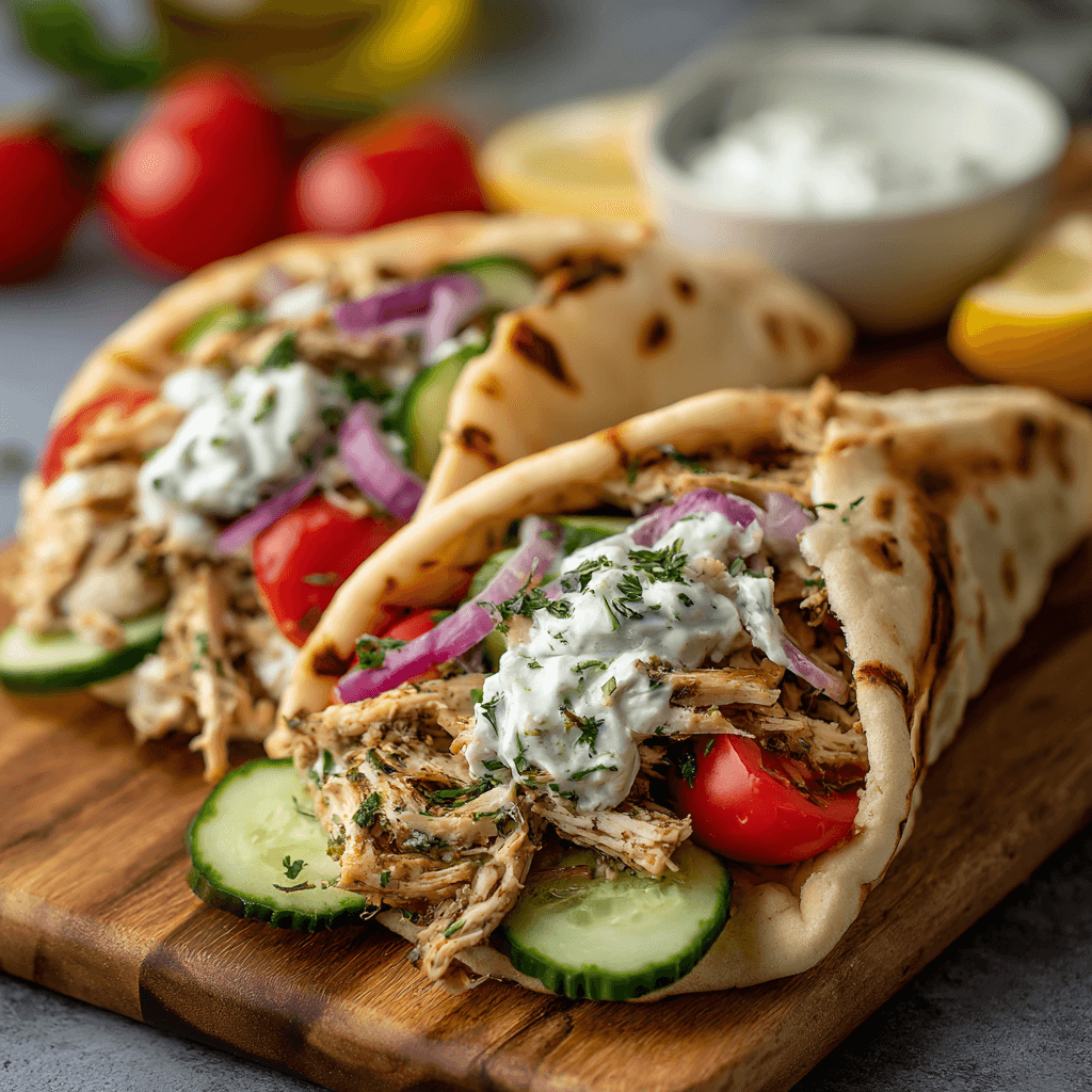 Mediterranean Chicken Gyros You Can't Resist Today!