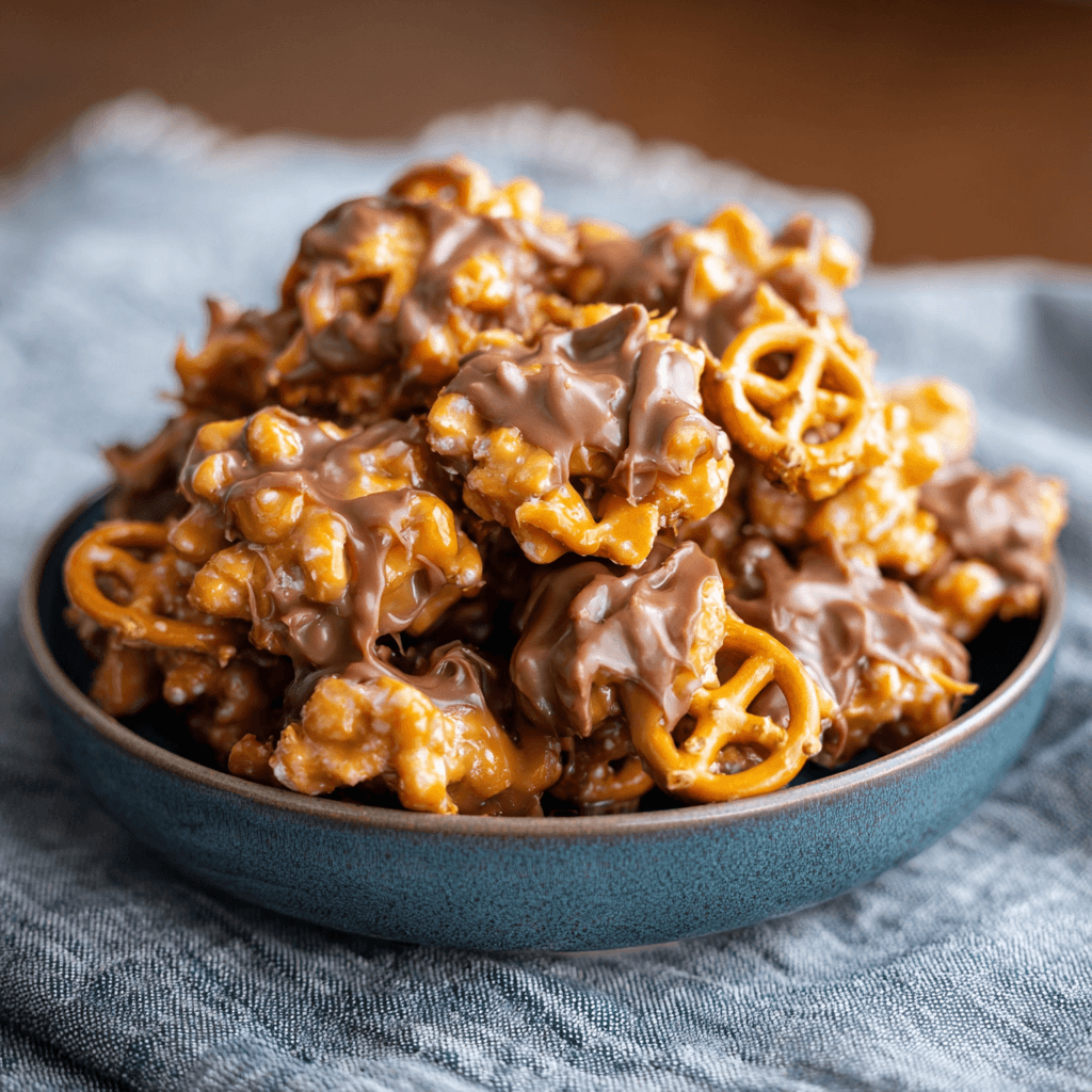 No-Bake Peanut Butter Pretzel Clusters: A Sweet Treat!