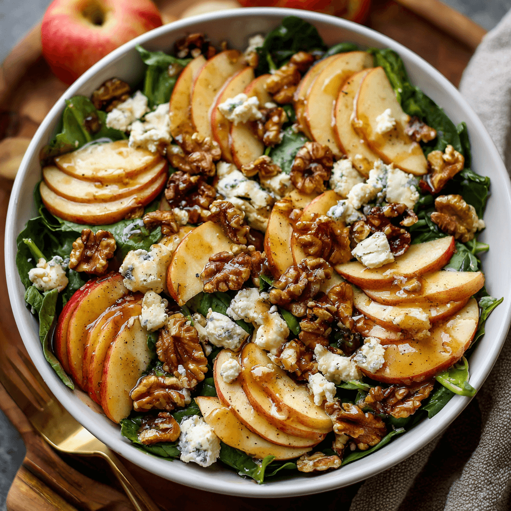 Autumn Harvest Honeycrisp Apple and Feta Salad Delight!