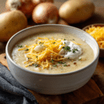 Cheddar Garlic Herb Potato Soup: A Comforting Delight!