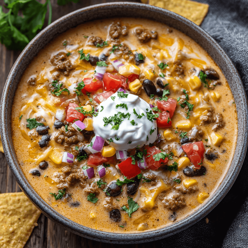Creamy Taco Soup: A Flavorful Comfort in Every Bowl!