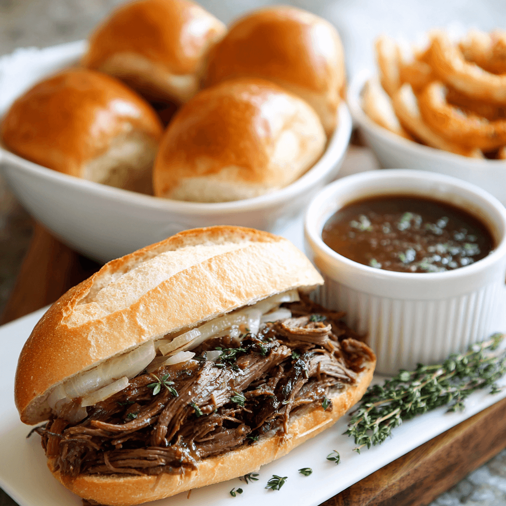 Crockpot French Dip Sandwiches that You'll Love!