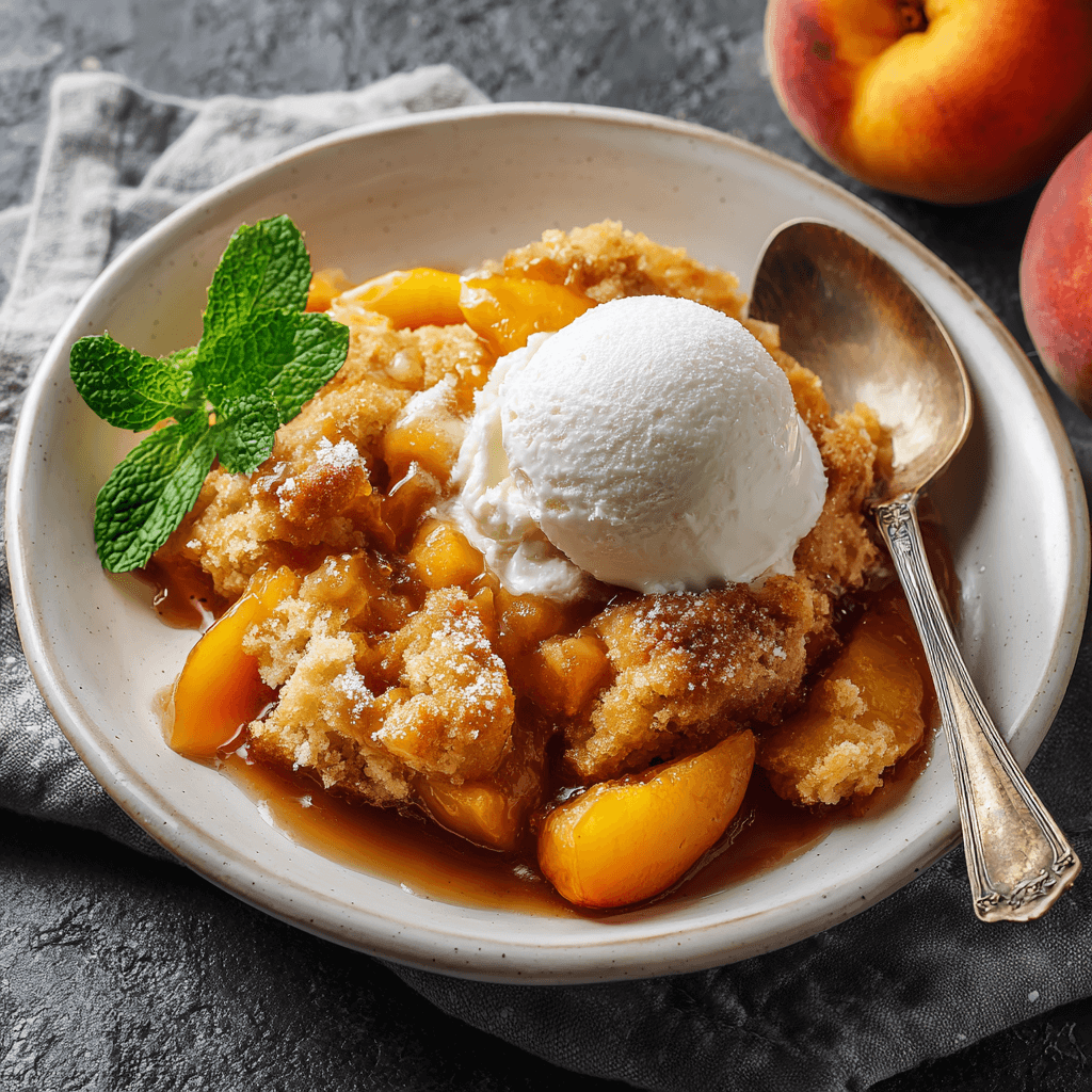 Easy Brown Sugar Peach Cobbler Recipe: A Sweet Delight!