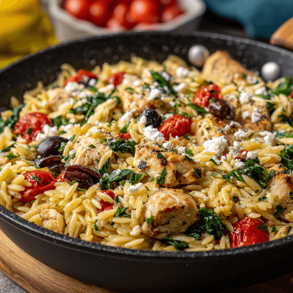 High Protein Mediterranean Chicken Orzo: A Healthy Delight!