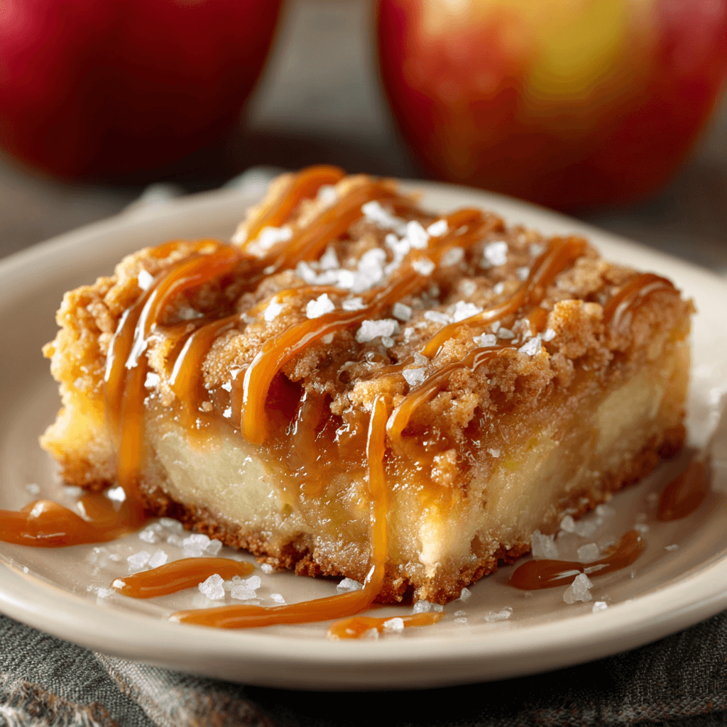 Irresistible Salted Caramel Apple Bars for Fall Delight!