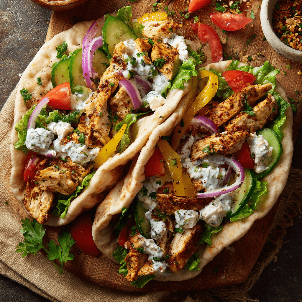 Mediterranean Chicken Gyros You Can't Resist Today!