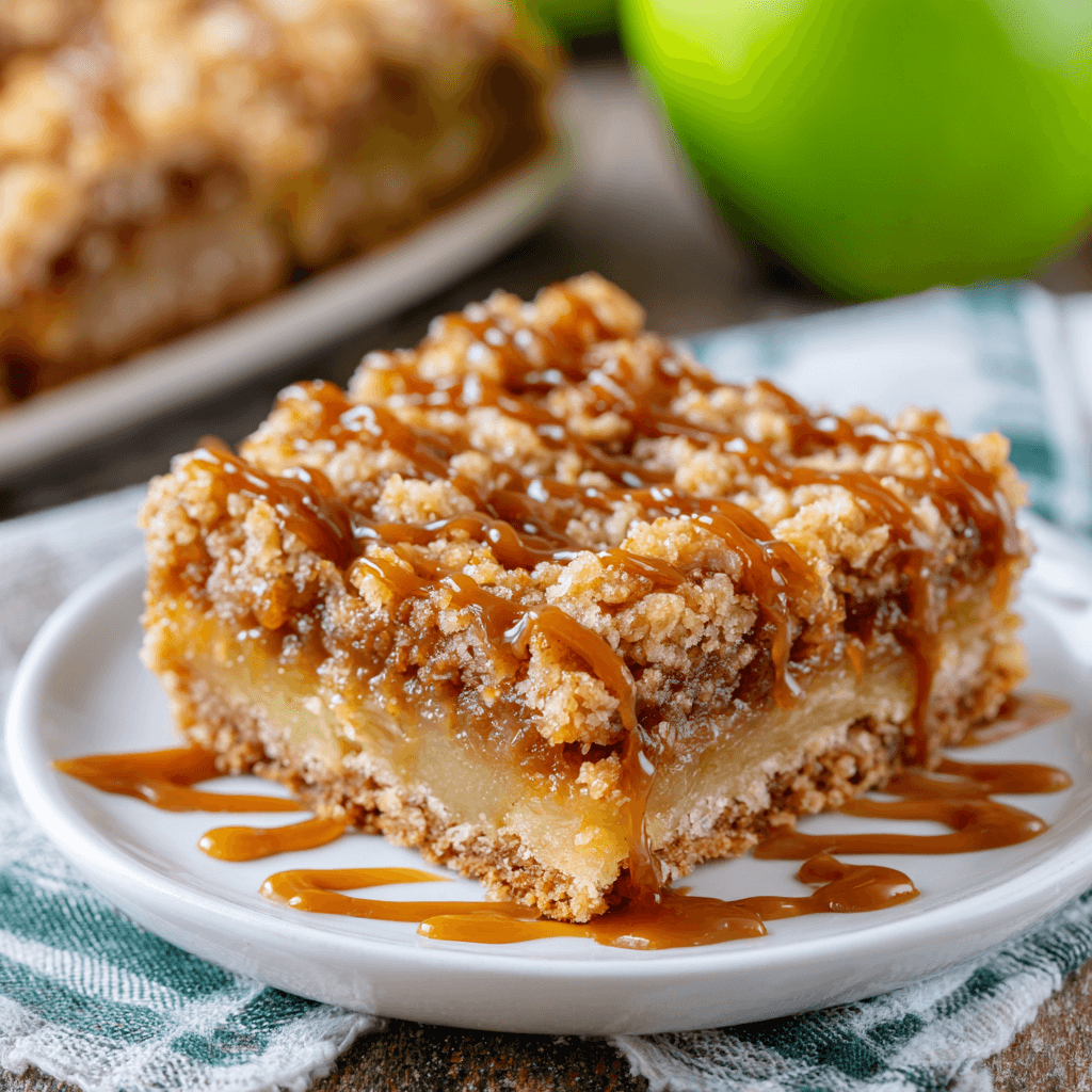 Irresistible Salted Caramel Apple Bars for Fall Delight!
