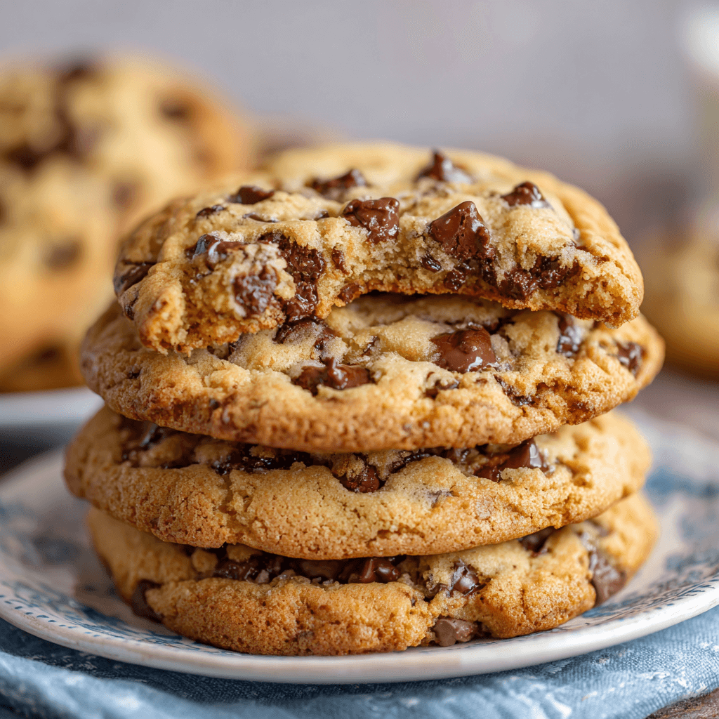 Ultra Thick Bakery Style Chocolate Chip Cookies Delight You!