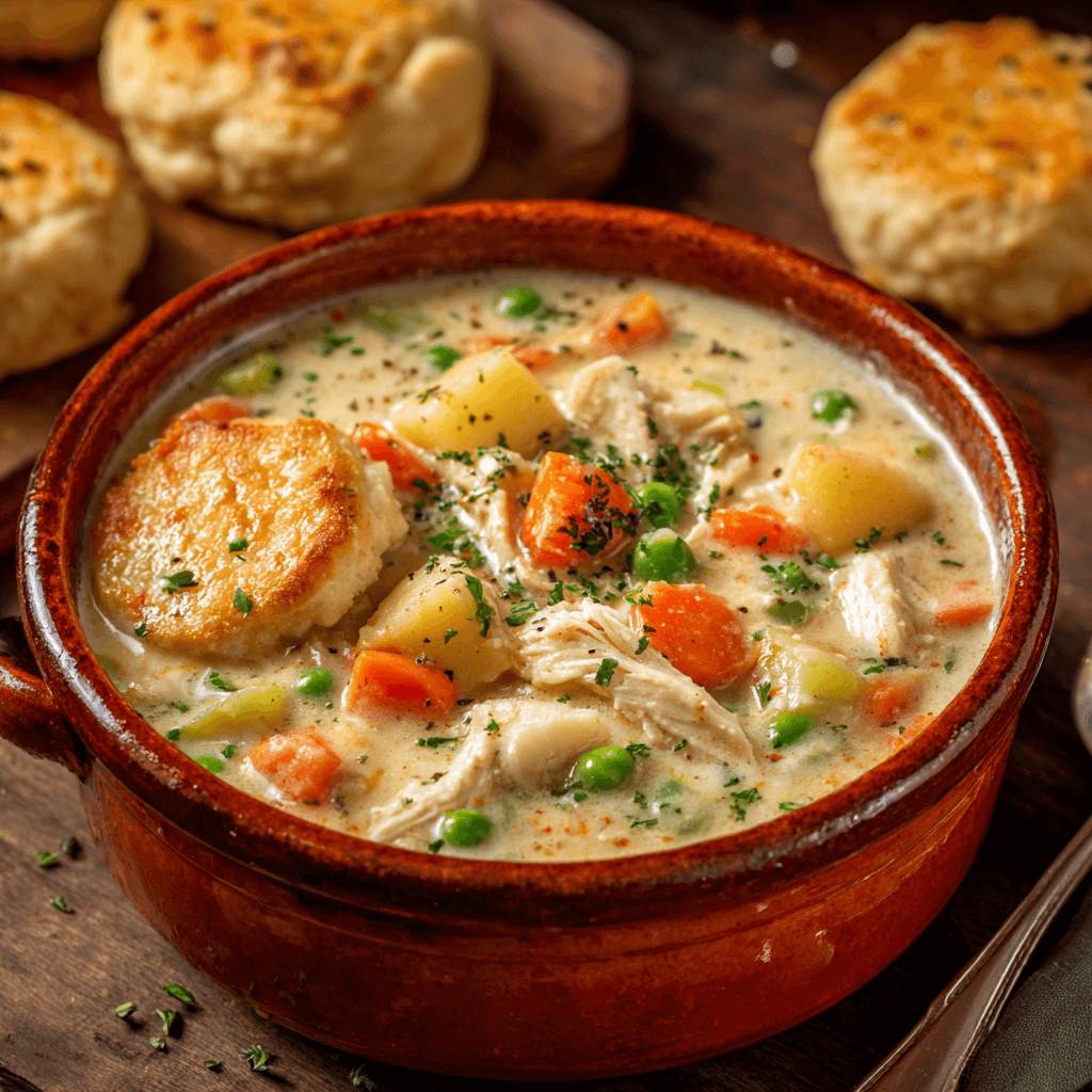 Chicken Pot Pie Soup Recipe: A Cozy Comfort Meal!