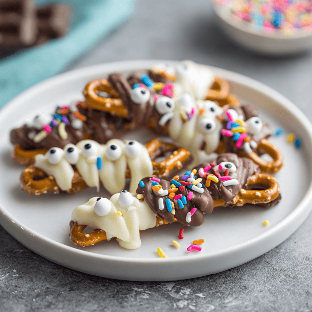 Chocolate Pretzels: Discover Spooky Mummy Halloween Desserts!
