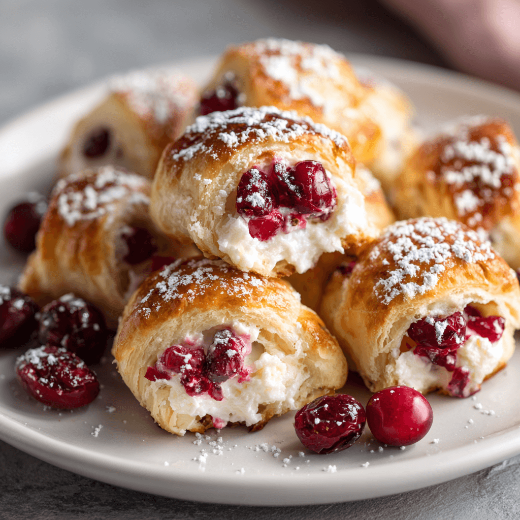 Cranberry Cream Cheese Crescent Bites: A Festive Delight!