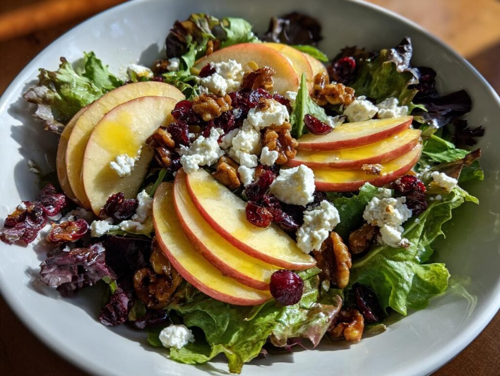 Autumn Harvest Honeycrisp Apple and Feta Salad