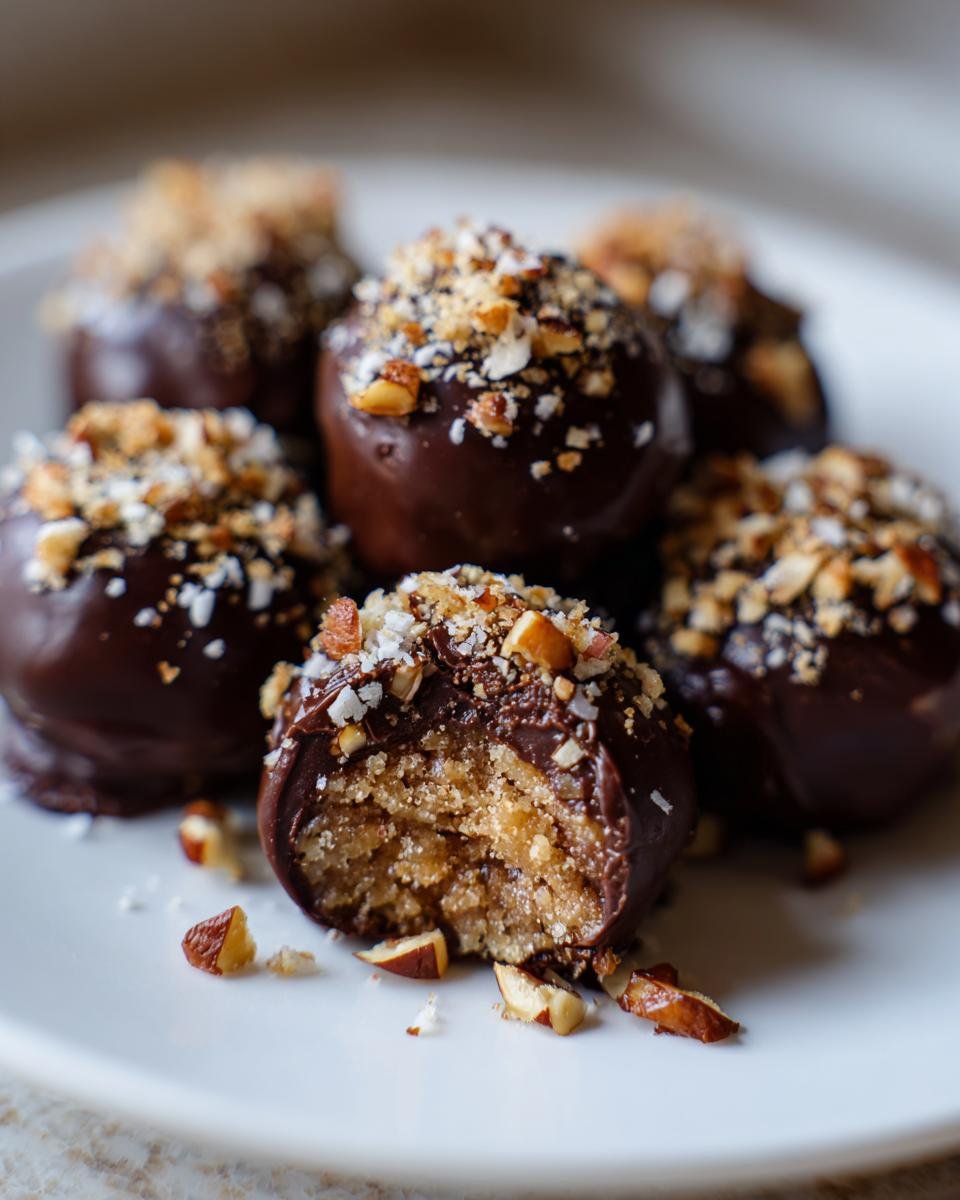Banana Truffles with Chocolate - detail 2