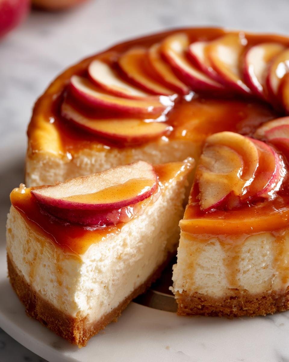 Caramel Apple Cheesecake - detail 1