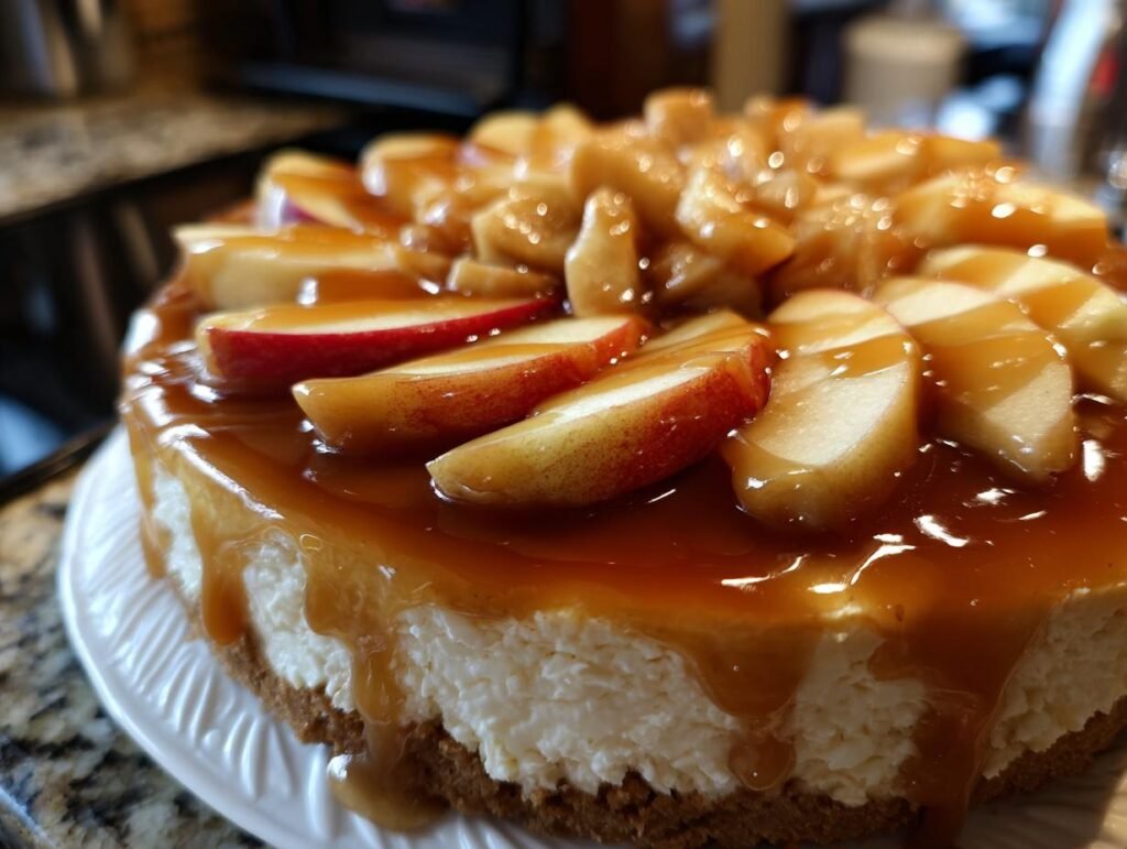 Caramel Apple Cheesecake