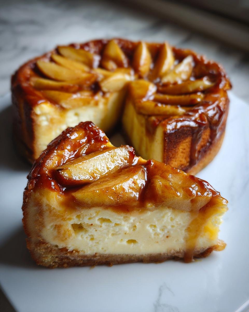 Caramel Apple Cheesecake - detail 2
