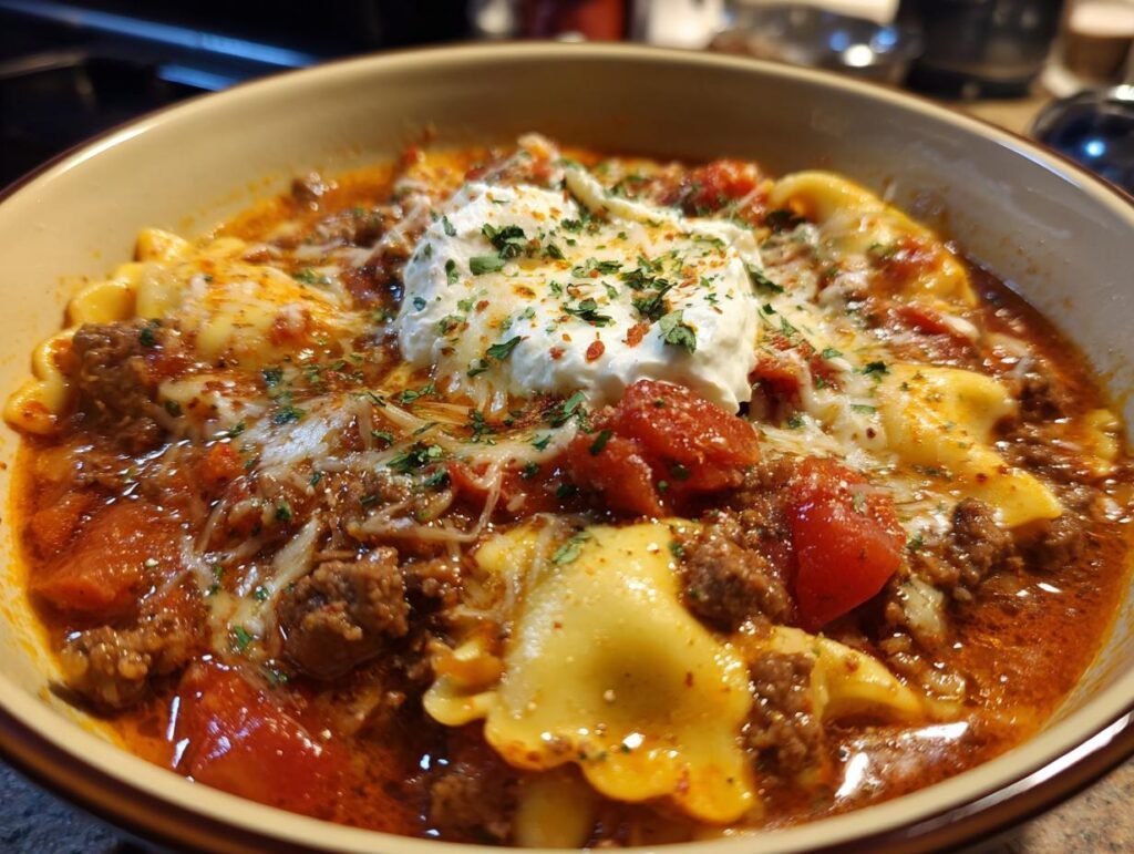 Easy Lasagna Soup Recipe