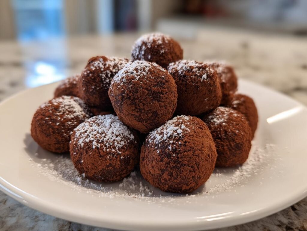 Eggnog Rum Balls Recipe