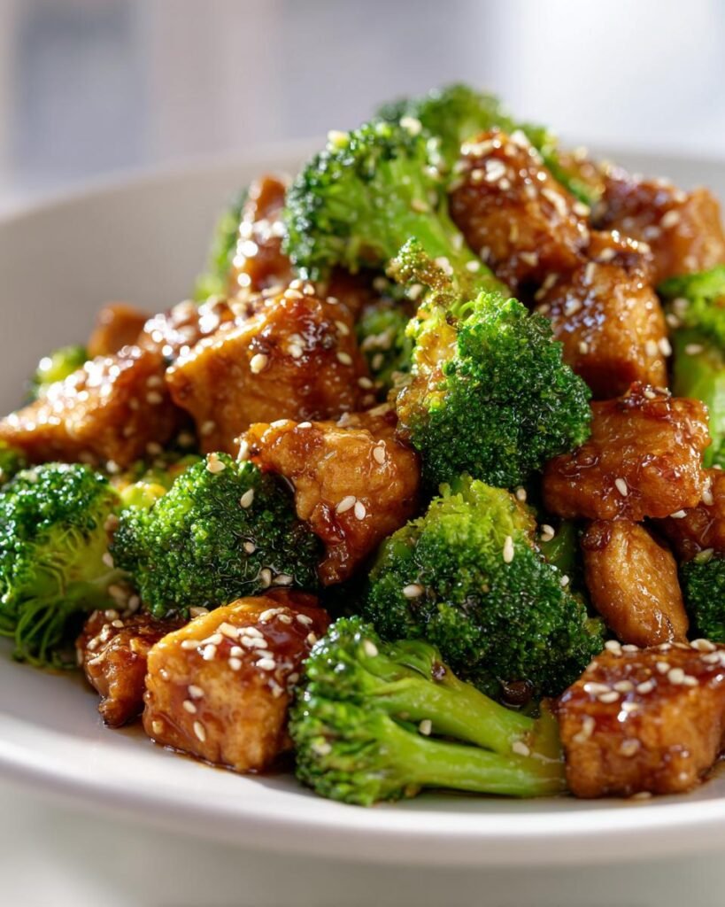 Honey Sesame Chicken Broccoli