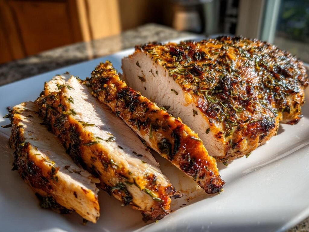 Lemon Herb Grilled Turkey Recipe