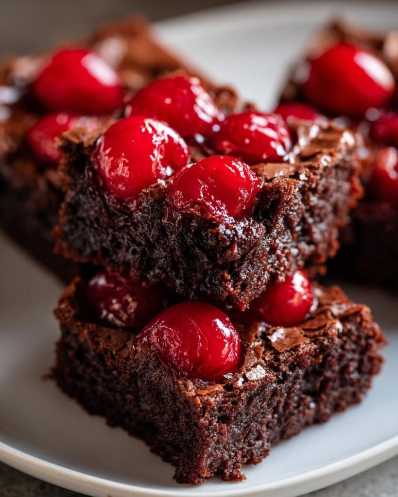 Maraschino Cherry Brownies