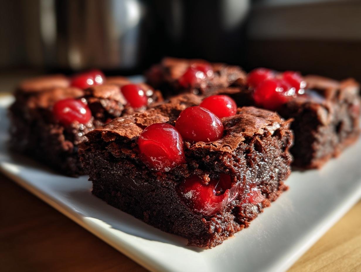 Maraschino Cherry Brownies