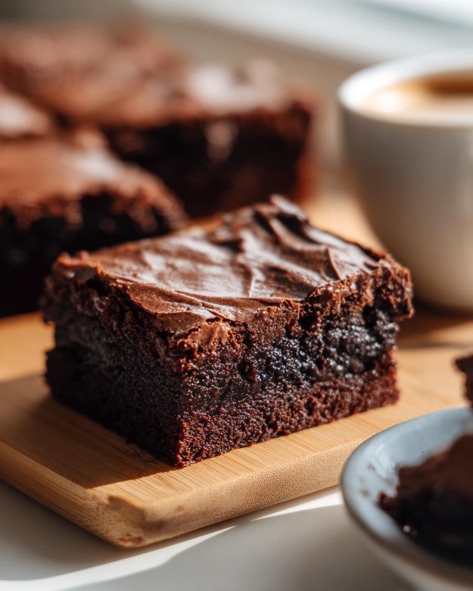 Mocha Brownies Cafe Latte Frosting - detail 1