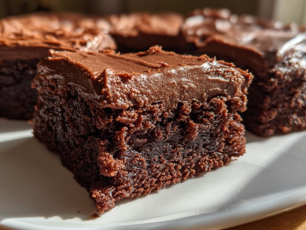 Mocha Brownies Cafe Latte Frosting