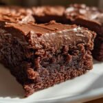 Mocha Brownies Cafe Latte Frosting
