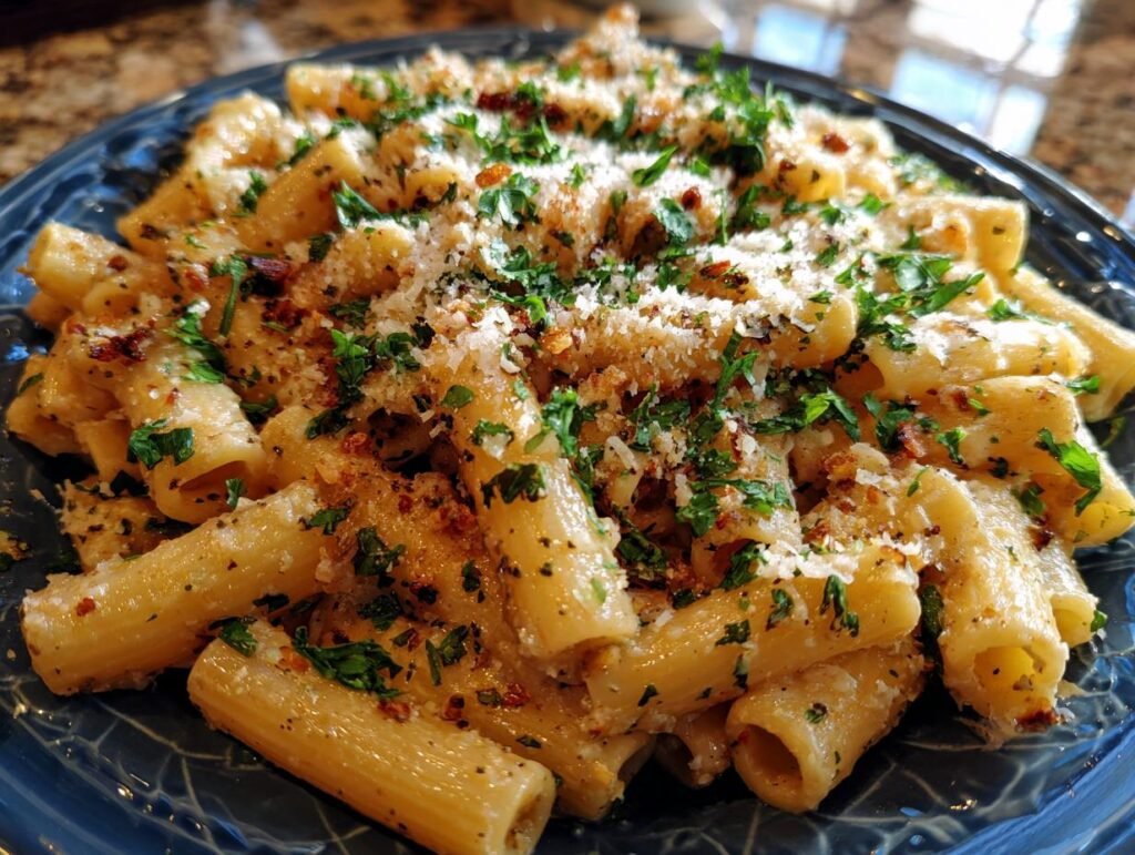One Pot Creamy Garlic Pasta