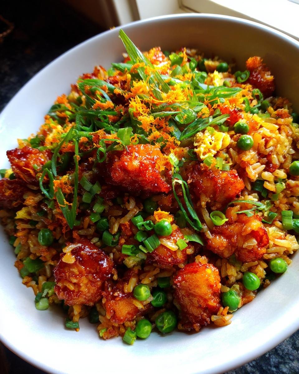 Orange Chicken Fried Rice - detail 1