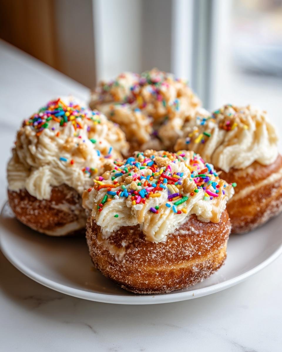 Peanut Butter Cheesecake Donuts - detail 1