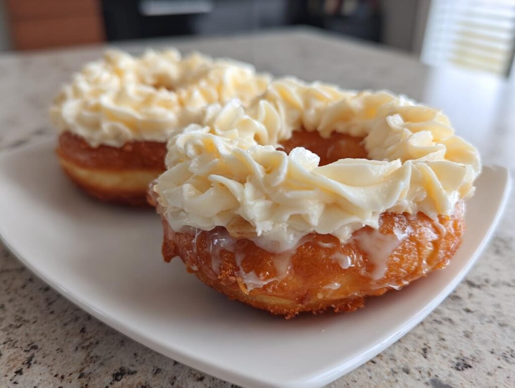 Peanut Butter Cheesecake Donuts