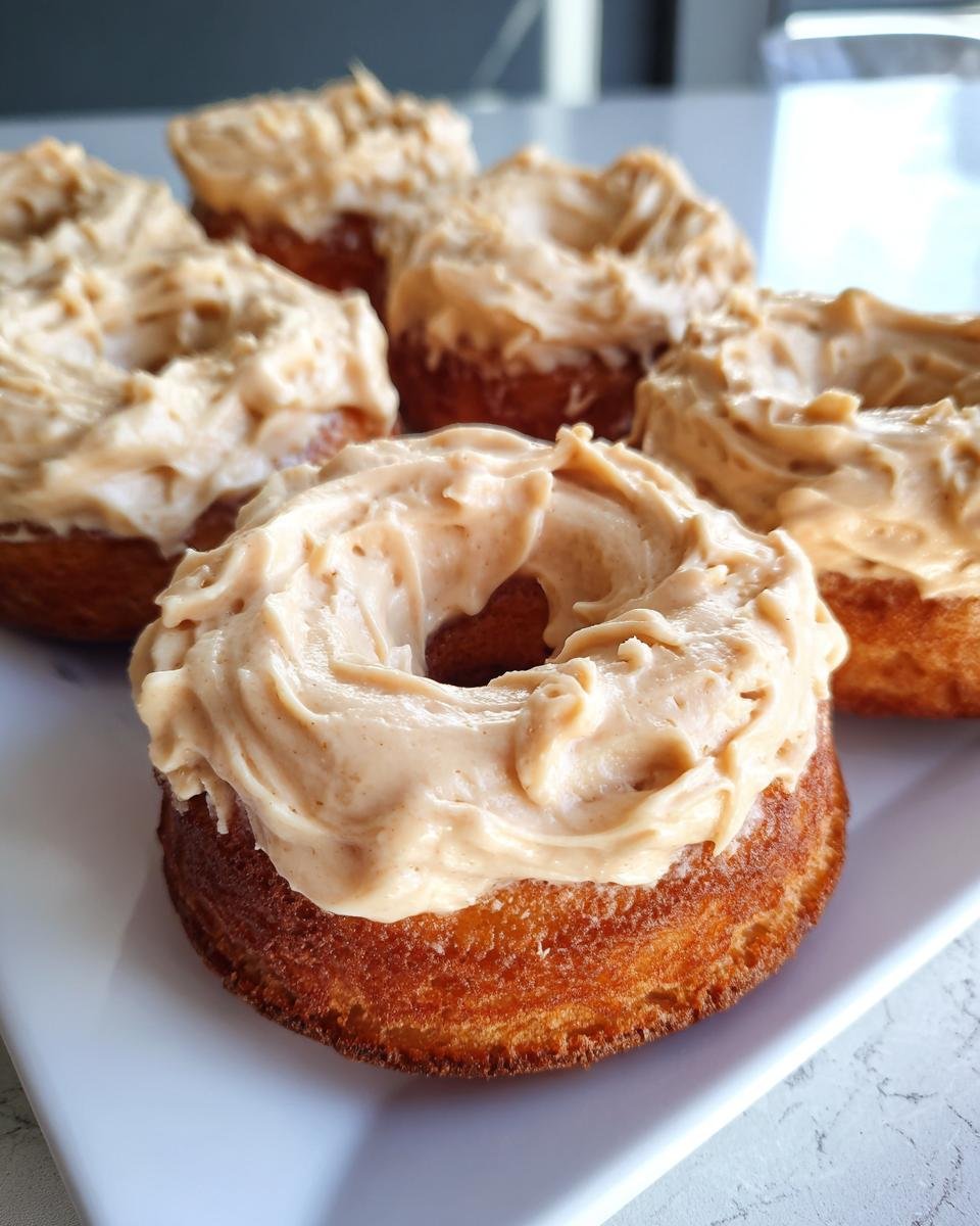Peanut Butter Cheesecake Donuts - detail 2