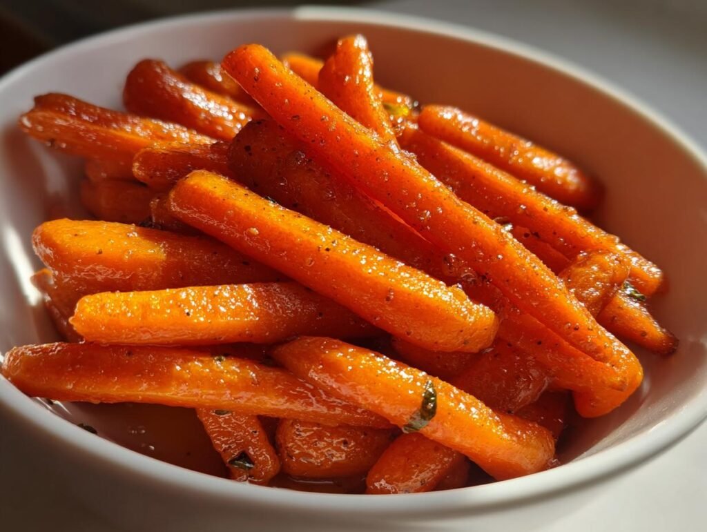 Slow Cooker Magic: Maple & Brown Sugar Glazed Carrots