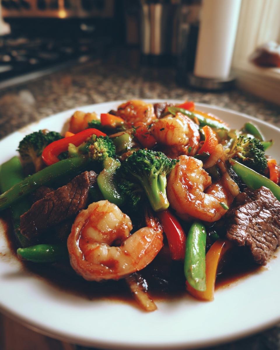 Surf Turf Stir Fry - detail 1