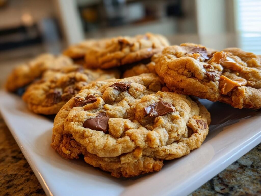 Triple Reese’s Peanut Butter Cookies