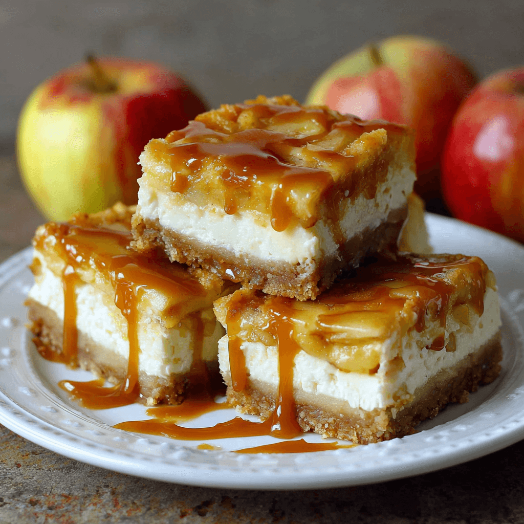 Caramel Apple Cheesecake Bars Recipe You Can't Resist!