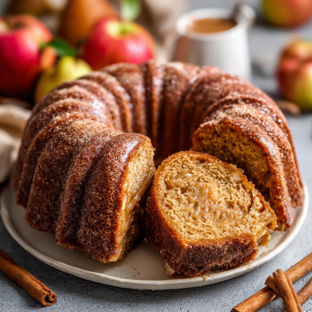 The Most Delicious Apple Cider Donut Bundt Cake for Fall Awaits!