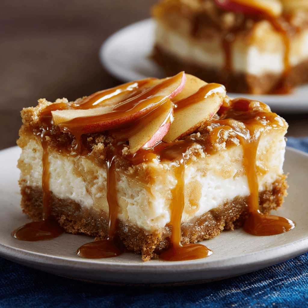 Caramel Apple Cheesecake Bars Recipe You Can't Resist!