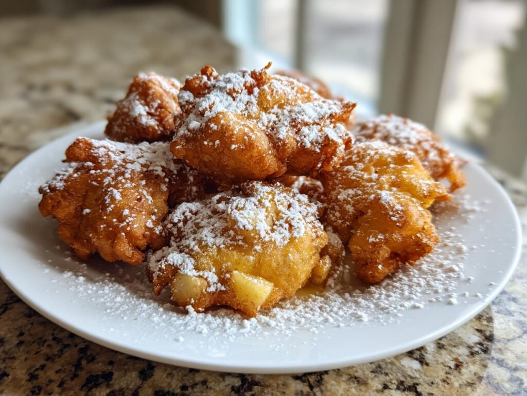 Air Fryer Apple Fritters