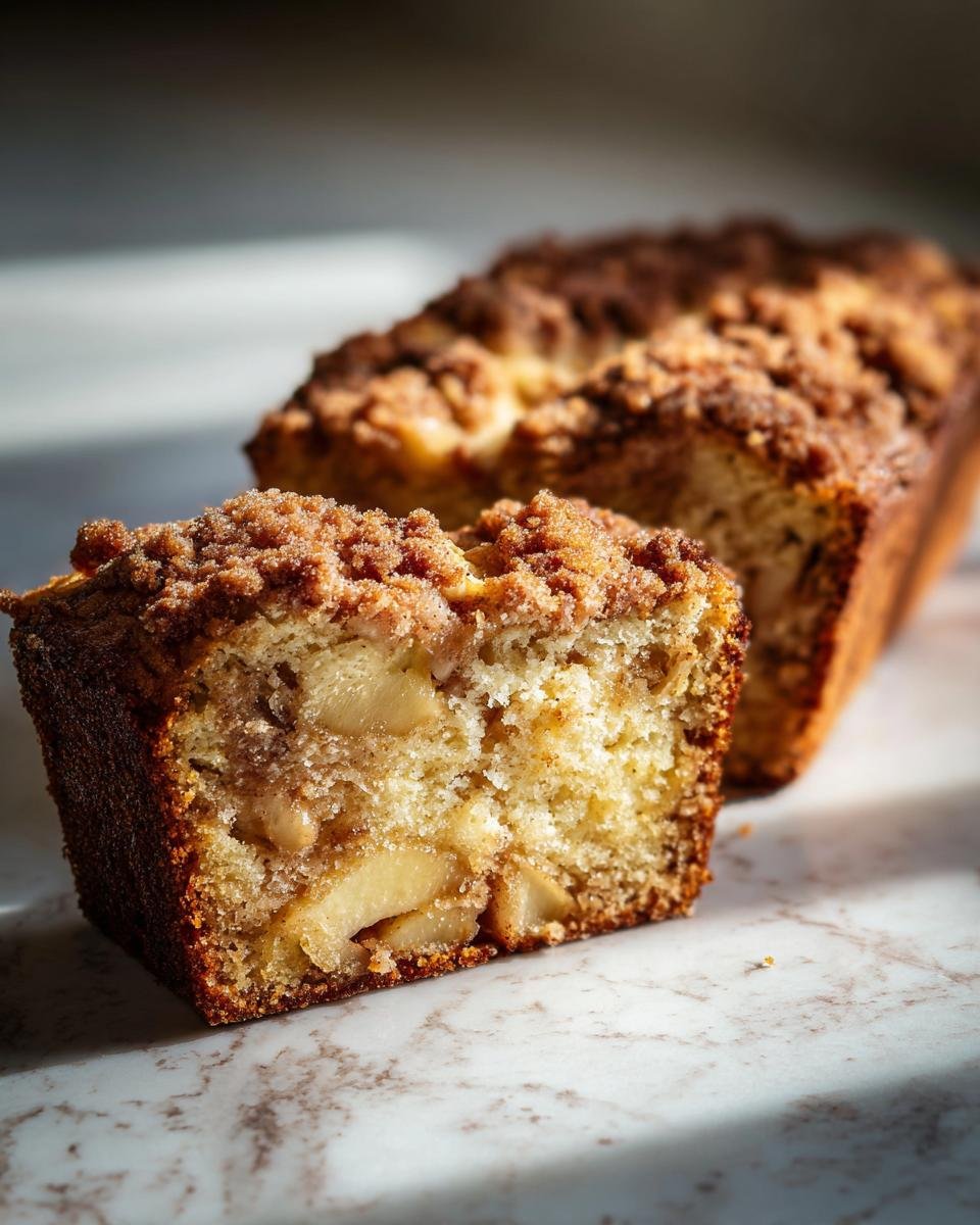 Apple Streusel Bread - detail 1