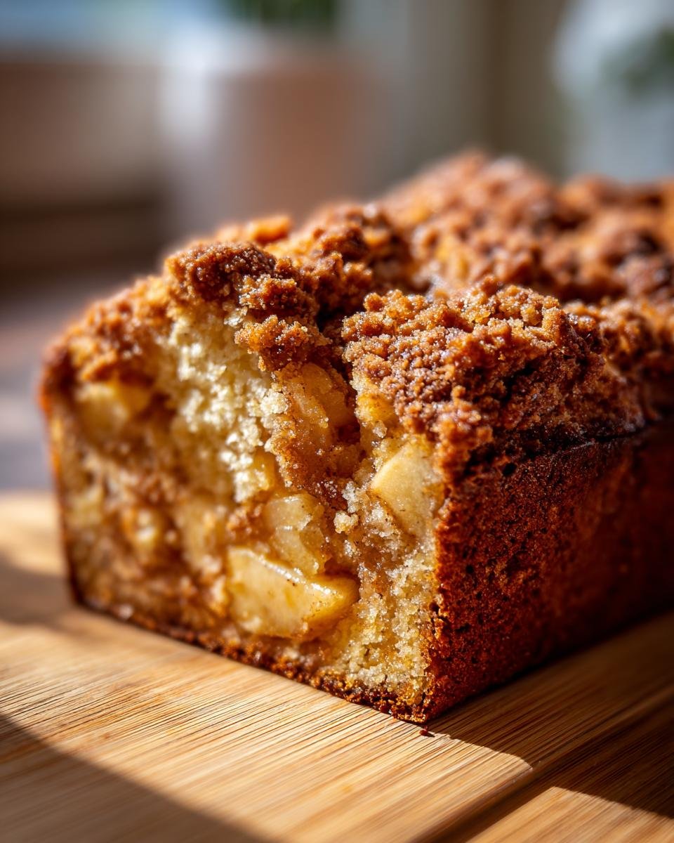 Apple Streusel Bread - detail 2