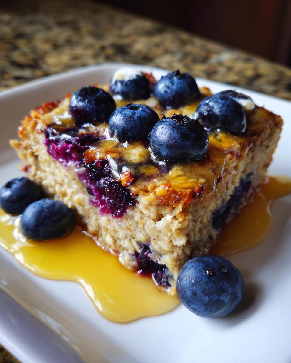 Blueberry Baked Oatmeal - detail 1