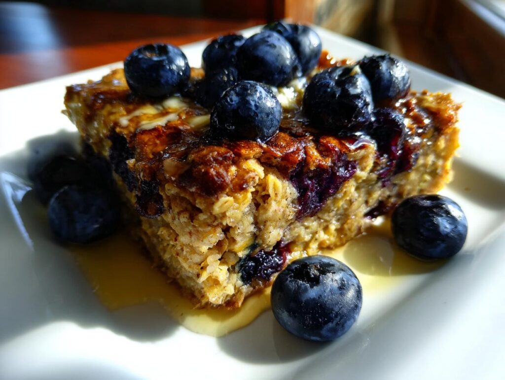 Blueberry Baked Oatmeal