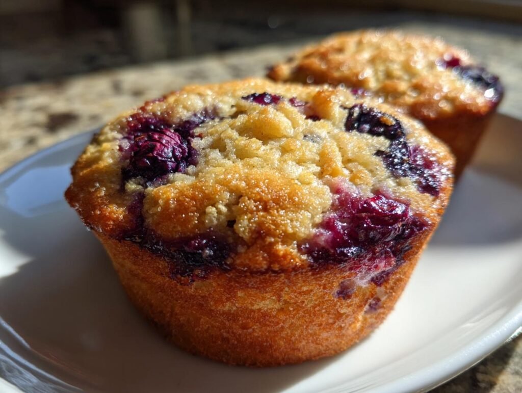 Blueberry Oatmeal Muffins
