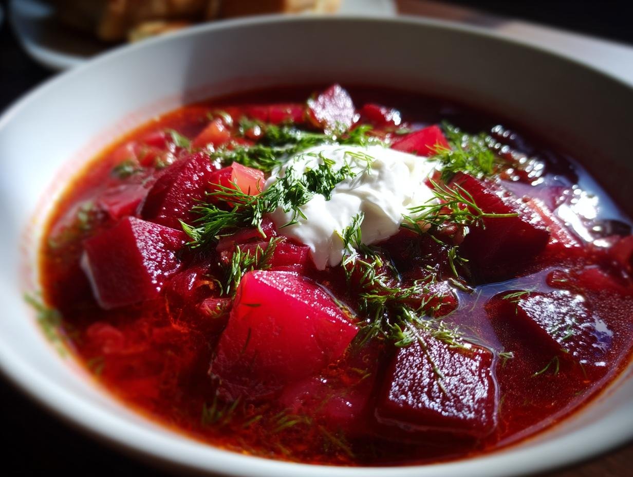 Botwinka (Polish Young Beets Soup)