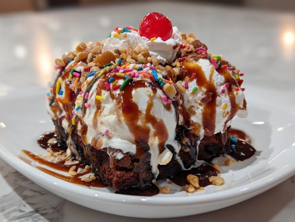 Brownie Sundae