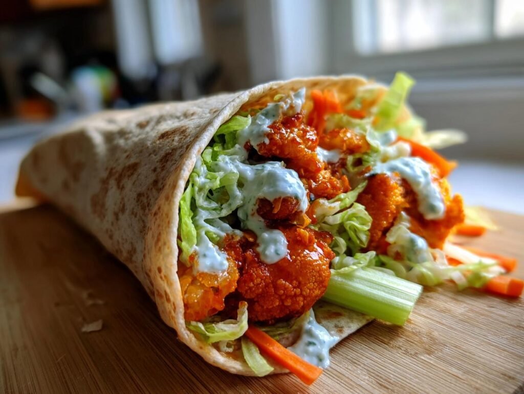 Buffalo Cauliflower Wrap