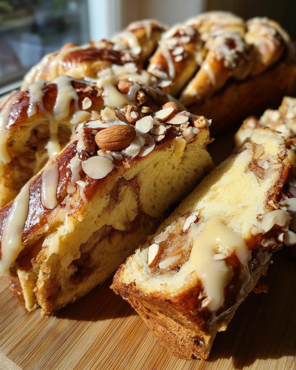 Buttery Almond Braid - detail 2